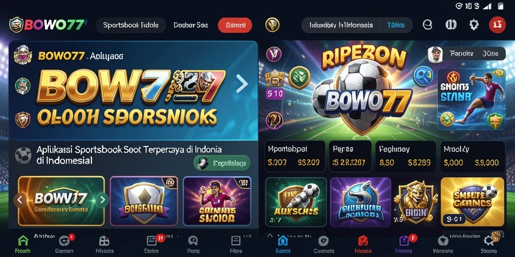Tampilan menarik dari permainan taruhan olahraga BOWO77.
