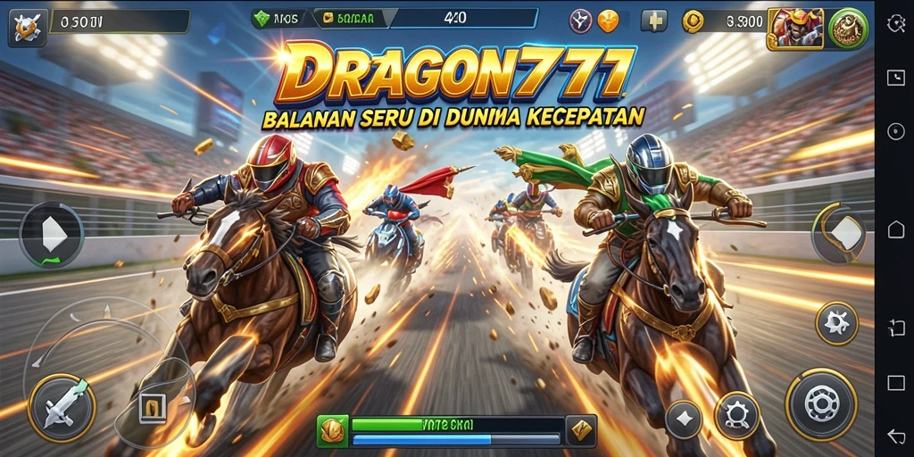 Tangkapan layar utama gameplay DRAGON777 yang menarik dan penuh aksi.