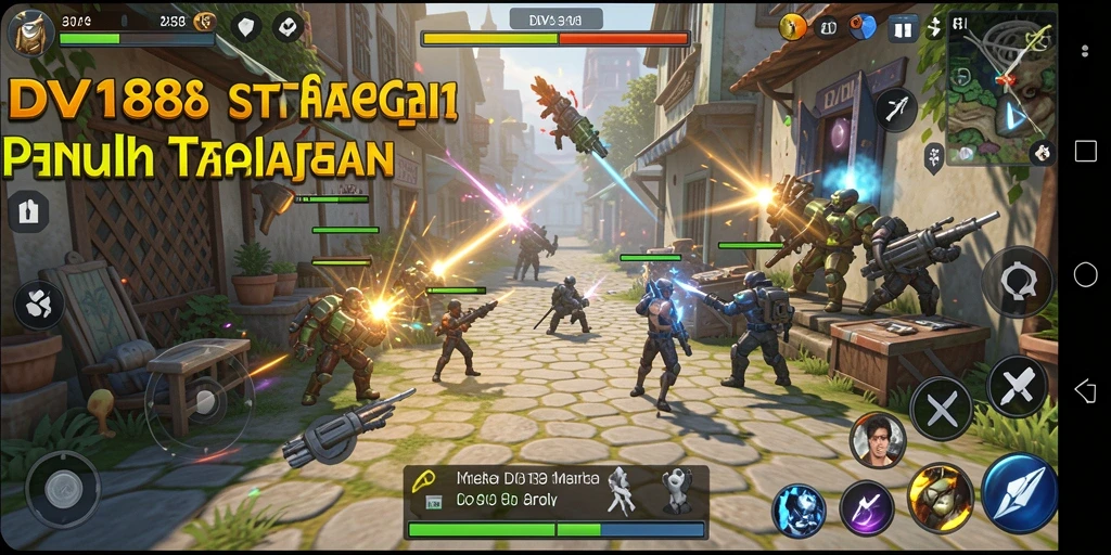 Tampilan gameplay seru dengan taktik yang mendalam dalam DV188.