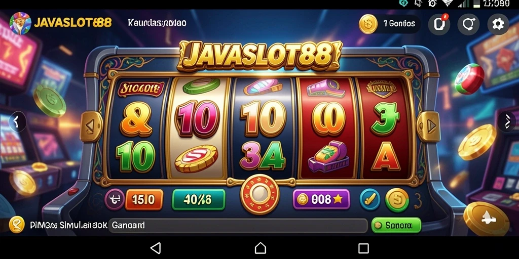 Tampilan gameplay JAVASLOT88 yang menarik dan interaktif.