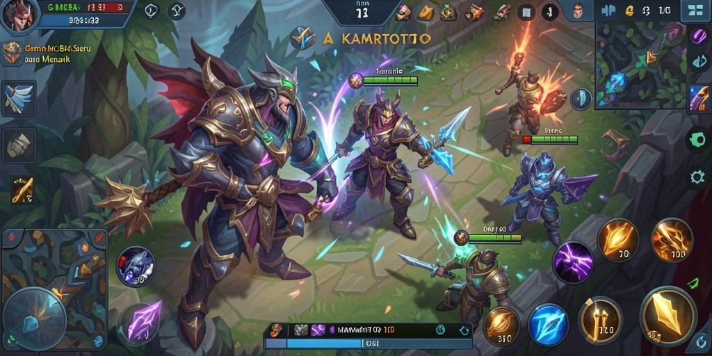 Tampilan gameplay mendebarkan dari KAMARTOTO dengan strategi tim yang solid.