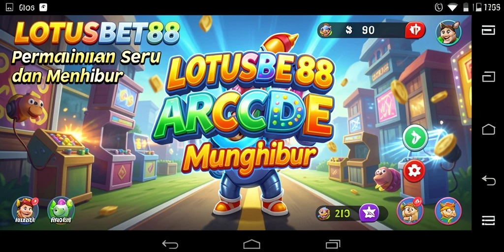 Tampilan gameplay LOTUSBET88 yang penuh warna dan seru.