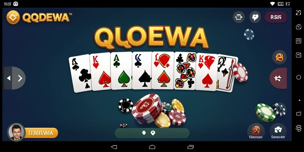 Screenshot gameplay QQDEWA menampilkan suasana permainan Domino yang seru.