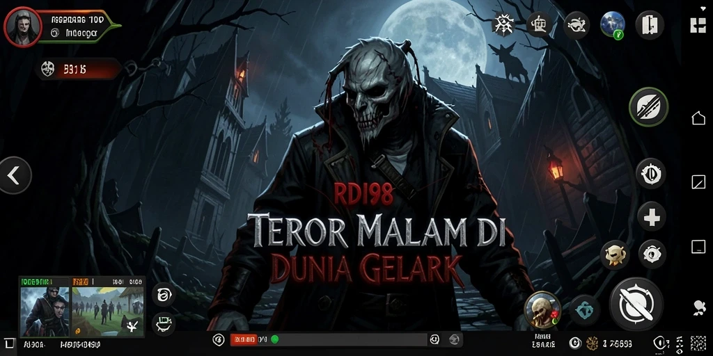 Screenshot gameplay RDI88 dengan suasana Horror yang mendalam.