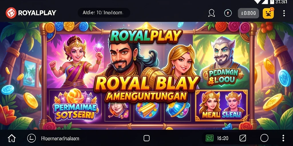 Gameplay Slot yang mengasyikkan dan penuh warna di ROYALPLAY.