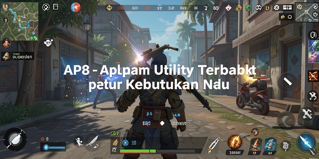 Tampilan antarmuka utama RP8 dengan fitur Utility yang lengkap.