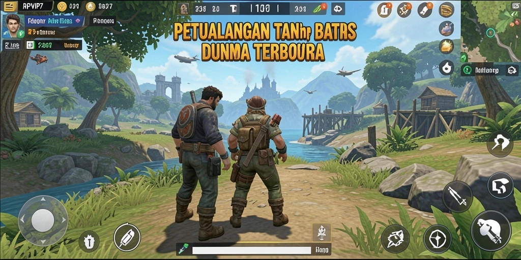 Gameplay RPVIP7 yang menakjubkan di dunia terbuka.