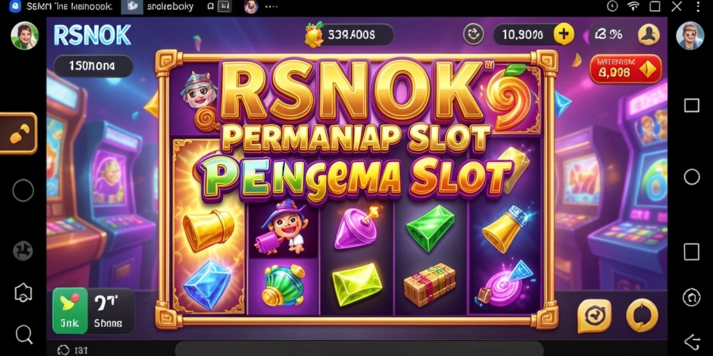 Tampilan gameplay menarik dari permainan Slot RSNOK yang memukau.