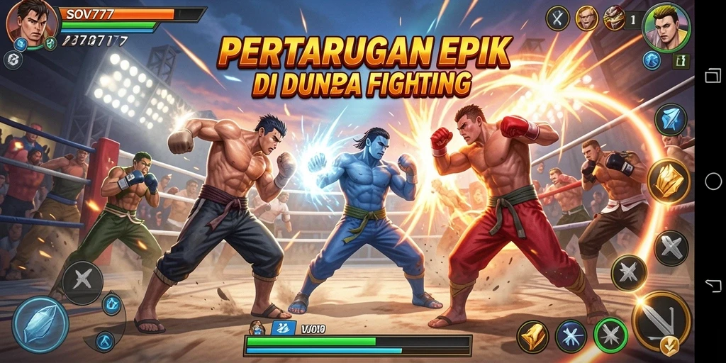 Tampilan gameplay SOV777 yang penuh aksi dan seru.