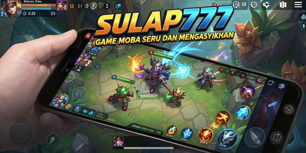 Screenshot gameplay SULAP777 yang menunjukkan pertarungan epik antara pahlawan.